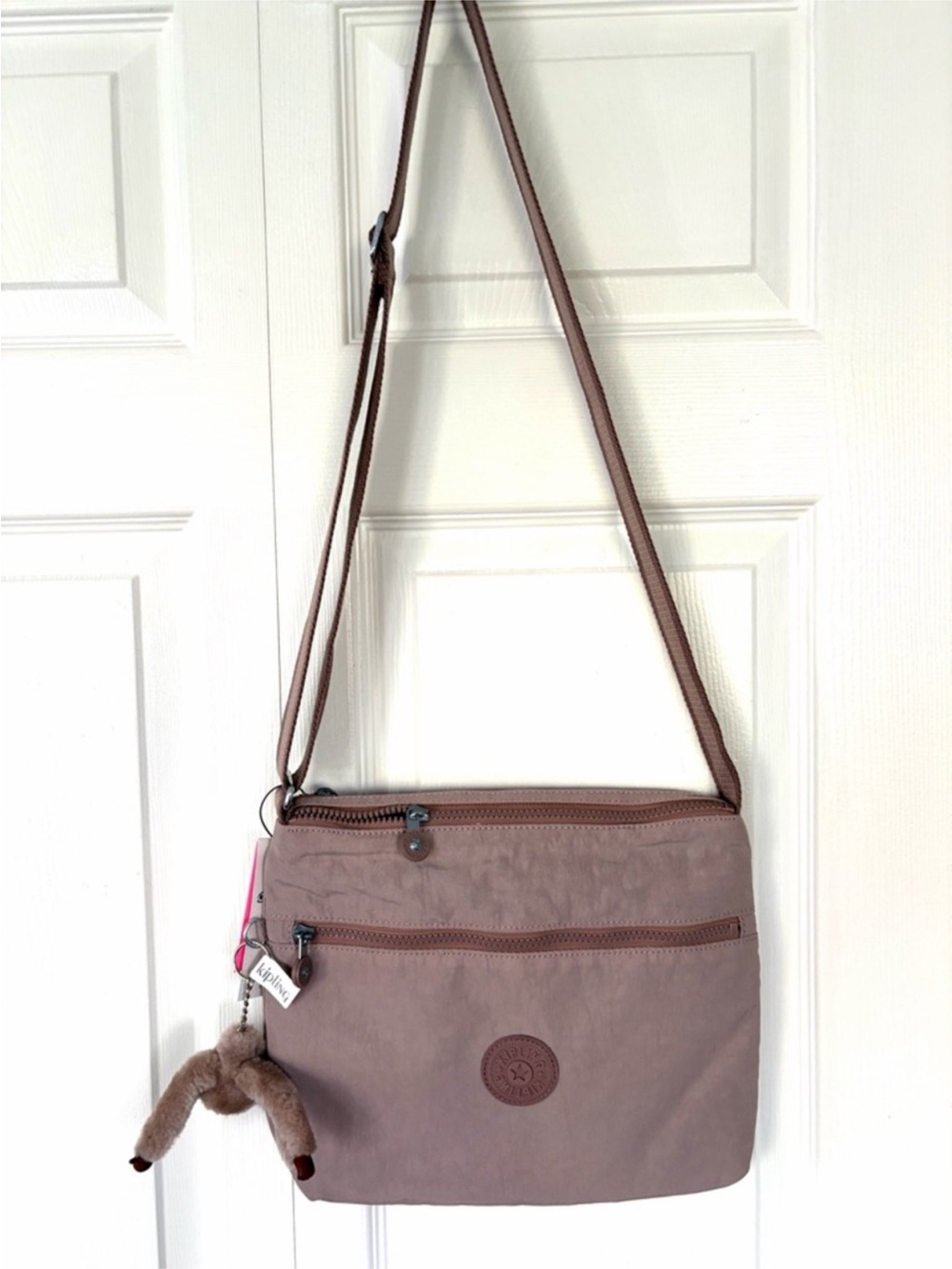 Kipling Women's Bag Annabelle Crossbody Bag in Dusty Rose Pink New with Tags - Picture 2 of 14